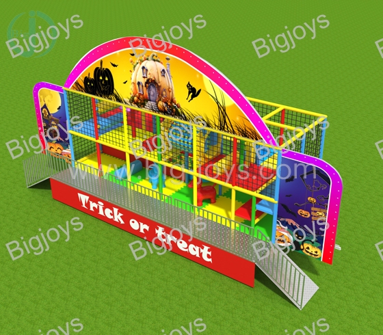 Holiday thenme trailer playground